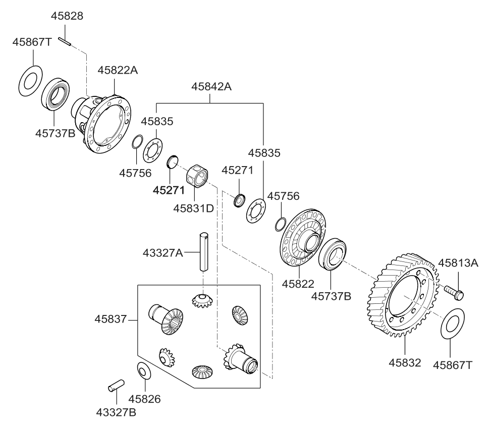 972223E060 - Genuine Kia ACTUATOR-MODE