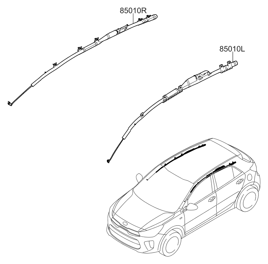 863801D001 Genuine Kia GRILLE ASSEMBLYRADIATOR