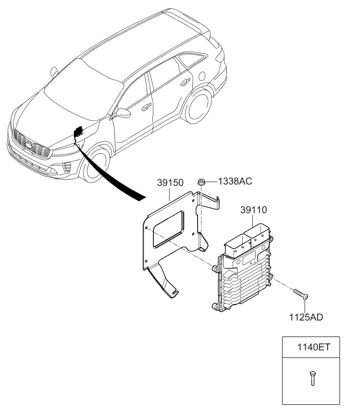 2013 Kia Sorento front-wiring