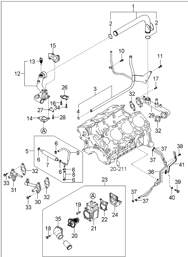 Wiring Diagram PDF: 2003 Kia Sorento Lx Engine Diagram