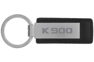 Kia KH014AY740 Key Chain - Black Leather K900