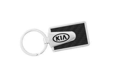 Kia Key Chain - Black Carbon Fiber Kia Style 2 UM016AY742