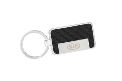 Kia Key Chain - Black Carbon Fiber Kia Style 1 UM016AY743