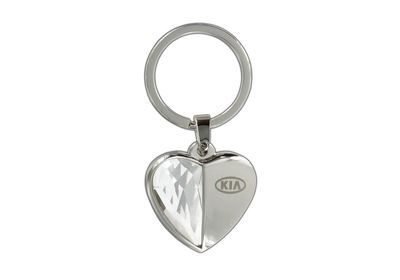 Kia UM090AY703 Key Chain - Crystal Heart Kia