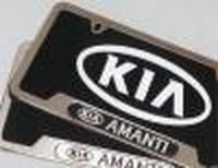 Kia Polished License Plate Frame, Amanti UA040AY105PL