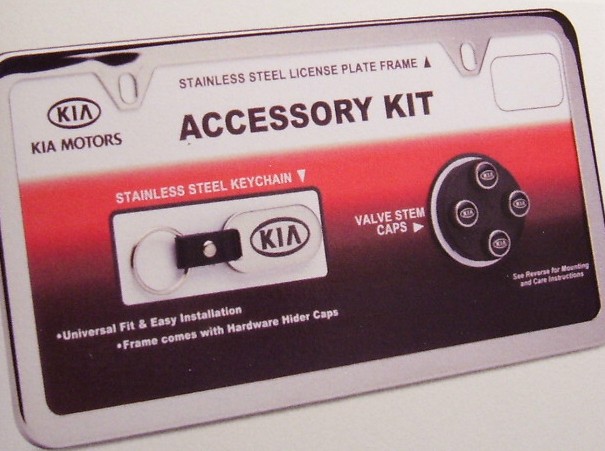 Kia Licence Plate Frame kit UM012AY106KT