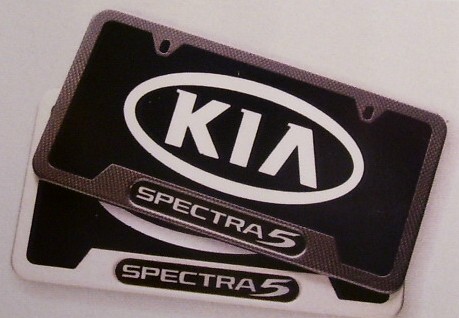 Kia License Plate Frame-Spectra5-Carbon Fiber UC045AY105CF