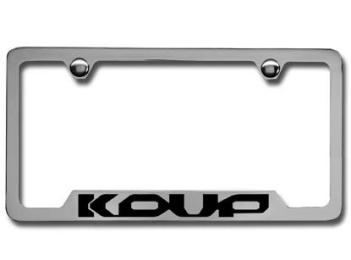 Kia License Plate Frame - Koup - Chrome UR010AY105UC
