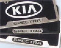 Kia License Plate Frame - Brushed UC020AY105BR