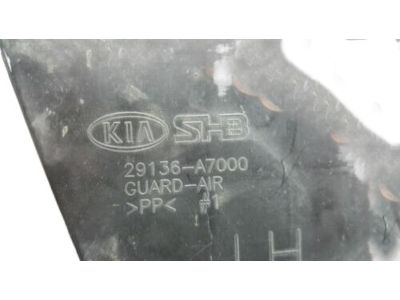 Kia 29136A7000 Guard-Air, LH