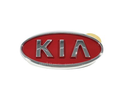 0K28T51775 Genuine Kia Front Grill Red & Front Emblem All Car