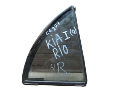 Kia 0K30C73661 Glass-Quarter Window, LH