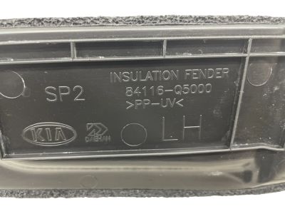 Kia 84116Q5000 Fender Insulator Left Hand 84116Q5000 Kia Fender Insulator Left Hand Product Photo 1 of 2