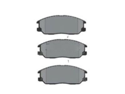 2003 Kia Sorento Brake Pad Set - 581013EU01