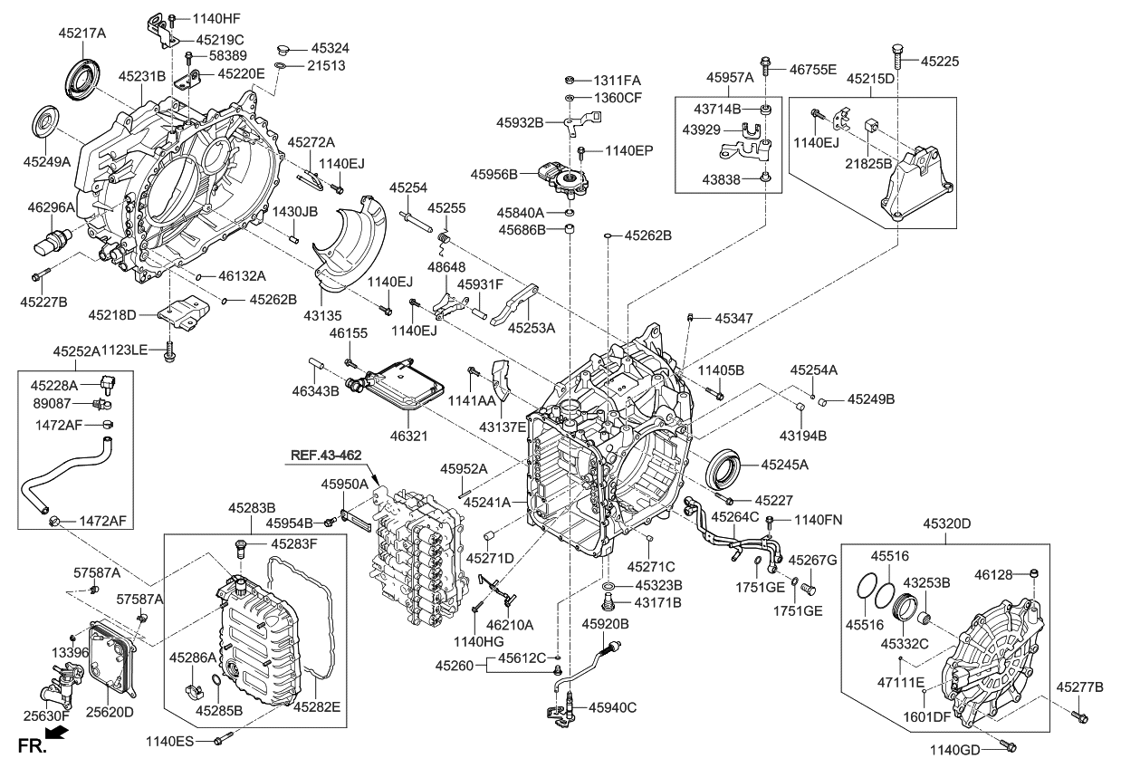 2019 Kia Optima Hybrid Auto Transmission Case Kia Parts Now