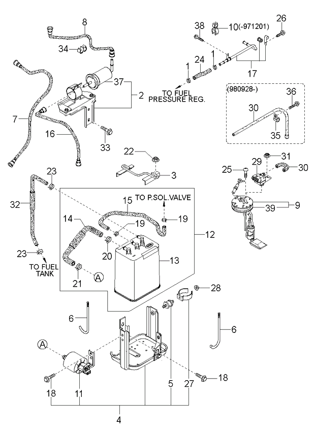 1999 Kia Sportage Engine Diagram