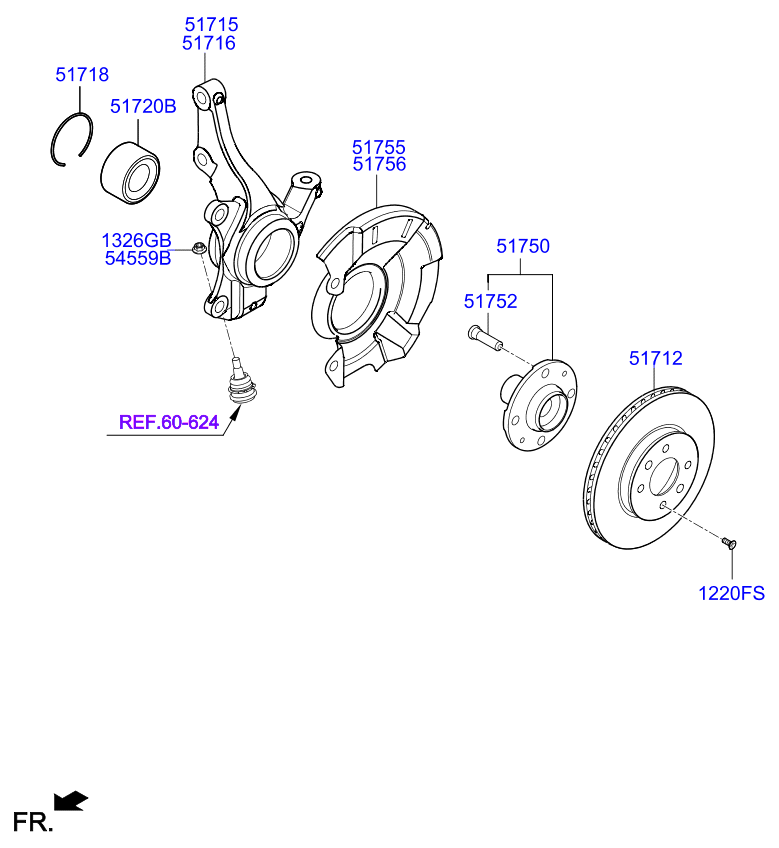 2018 Kia Rio Front Axle Kia Parts Now