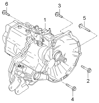 Transaxle Assy-Manual - 2006 Kia Spectra Hatchback