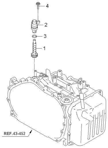 2004 Kia Spectra Speedometer Driven Gear Diagram