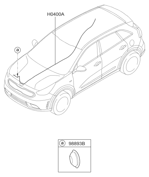Wiring Harness-Floor - 2017 Kia Niro