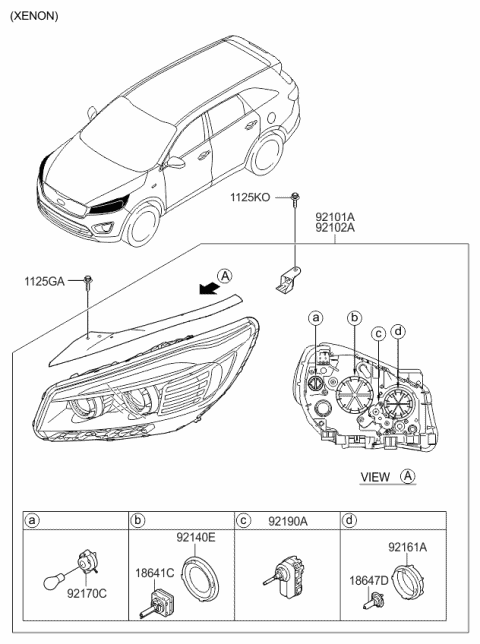 Fit for New НЕАD Light Lamp Fastener Mounting Clip 03-06 Kіа Sоrеntо 92191-3E000 Fit for New НЕАD Light Lamp Fastener Mounting Clip 03-06 Kіа Sоrеntо 92191-3E000