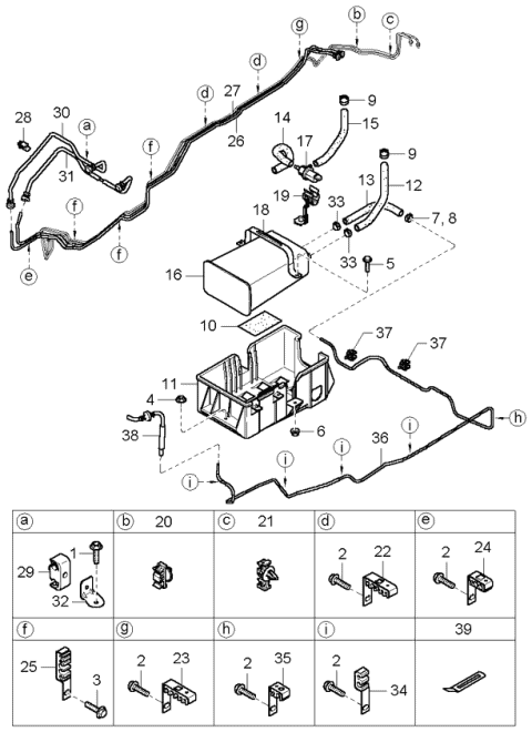 Fuel Line - 2004 Kia Sorento