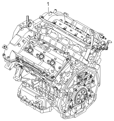 2006 Kia Sedona Sub Engine Assy Diagram