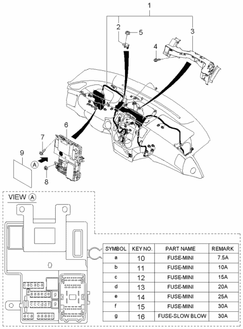 2006 Kia Sedona Main Wiring Diagram