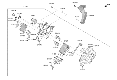 A/C System-Rear - 2020 Kia Telluride