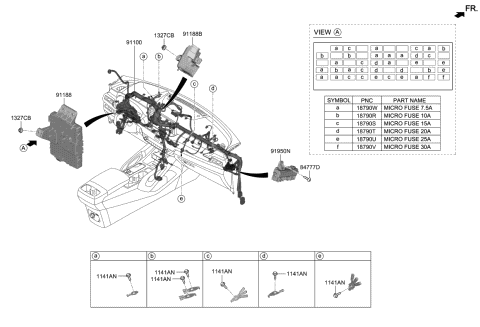 Main Wiring - 2020 Kia Telluride