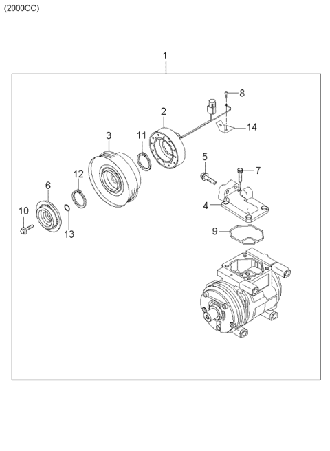 1140308323 Genuine Kia Bolt-Flange