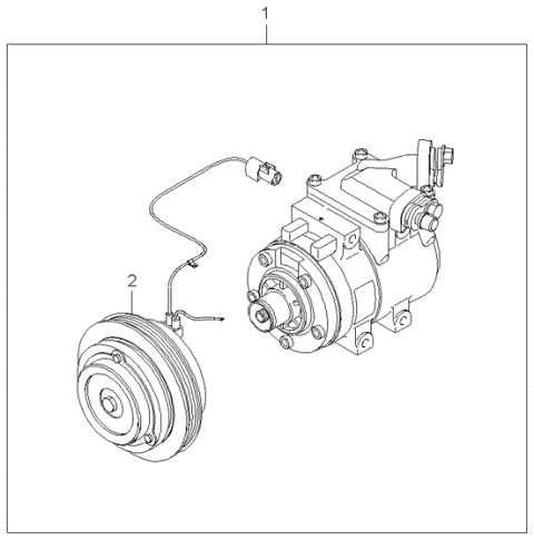 1997 Kia Sephia Compressor Diagram 1