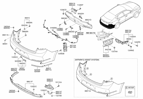 2017 Kia Cadenza Nut-Flange Diagram for 1339508007B