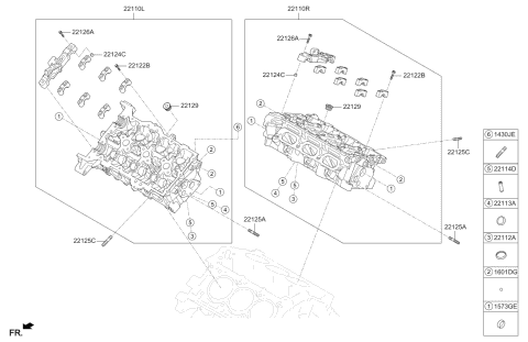 Cylinder Head - 2017 Kia Cadenza