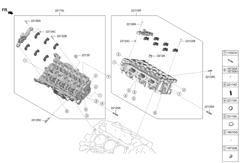 Cylinder Head - 2019 Kia Stinger