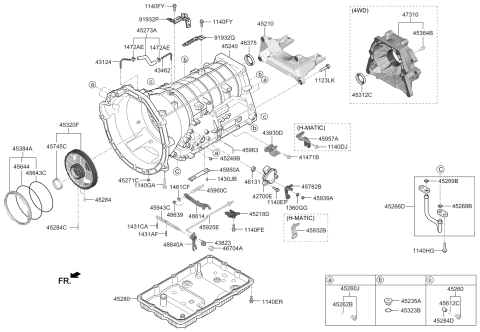 Auto Transmission Case - 2019 Kia Stinger