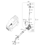 Diagram for Kia Automatic Transmission Shift Levers - 46700K0110