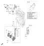Diagram for Kia V-Belt - 2521203HA0