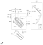 Diagram for Kia Oil Filler Cap - 2651026640