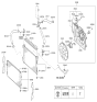 Diagram for Kia A/C Condenser - 976061W001