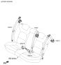 Diagram for Kia Seat Belt - 898301W100HU