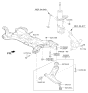 Diagram for Kia Control Arm - 545001W000