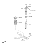 Diagram for Kia Coil Springs - 55350C5270