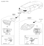 Diagram for Kia Tail Light - 92402C6000