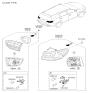 Diagram for Kia Back Up Light - 92402C6000