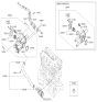 Diagram for Kia Oil Cooler Hose - 254702GGA0