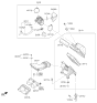 Diagram for Kia Air Filter Box - 28115C5100