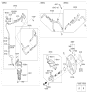 Diagram for Kia Brake Master Cylinder Reservoir - 58510C6800