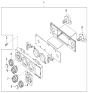 Diagram for Kia Sedona A/C Switch - 1K52Y61190
