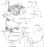 Diagram for Kia Oil Cooler Hose - 0K52Y199D5